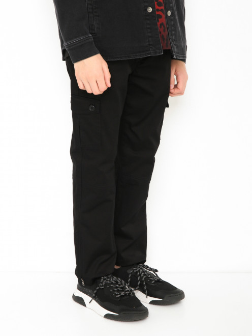 Хлопковые брюки с карманами Dolce & Gabbana - МодельВерхНиз