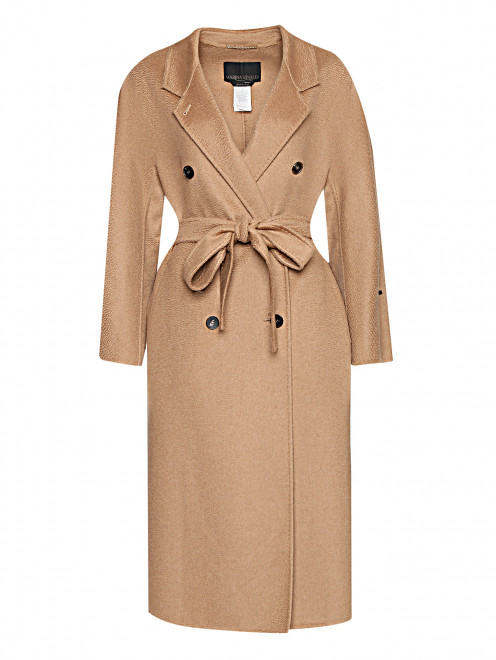 Пальто из шерсти с поясом Marina Rinaldi - Общий вид