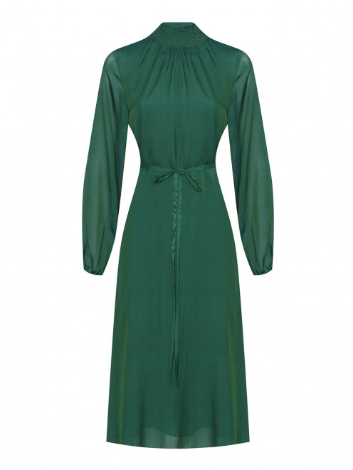 Платье из вискозы и шелка свободного кроя Essentiel Antwerp - Общий вид