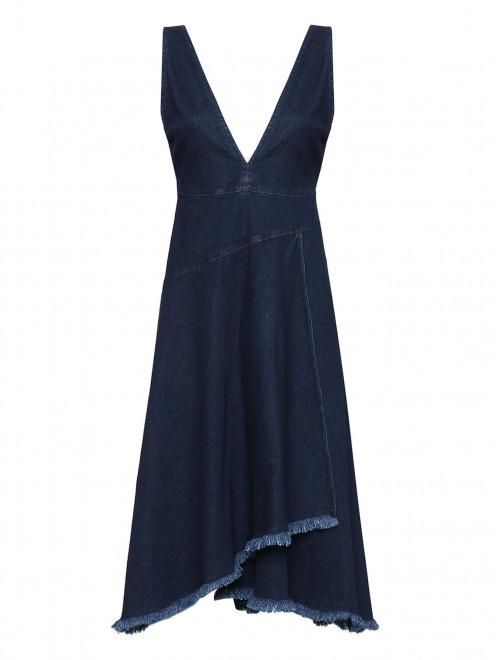 Платье из денима асимметричного кроя Max&Co - Общий вид