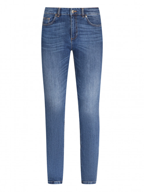 Узкие джинсы с потертой текстурой Marina Rinaldi - Общий вид