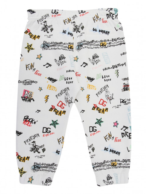 Трикотажные брюки на завязках Dolce & Gabbana - Обтравка1