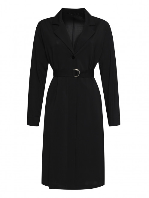 Трикотажное пальто из вискозы с карманами Marina Rinaldi - Общий вид