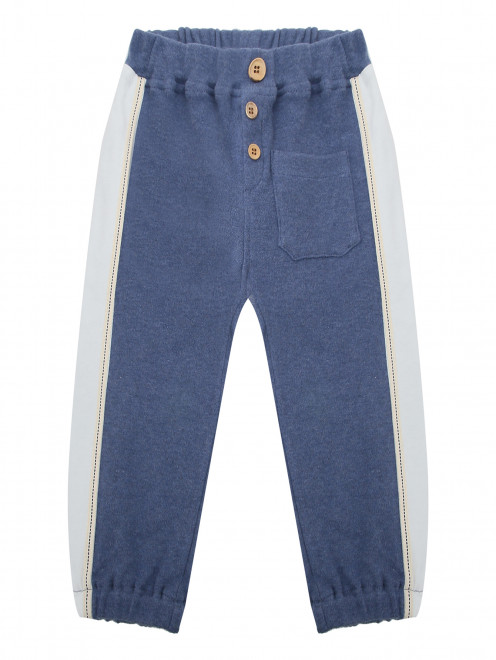 Трикотажные брюки с декоративными пуговицами Aletta - Общий вид