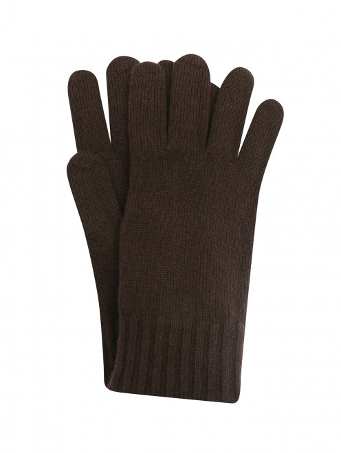Однотонные перчатки из кашемира Malo - Общий вид