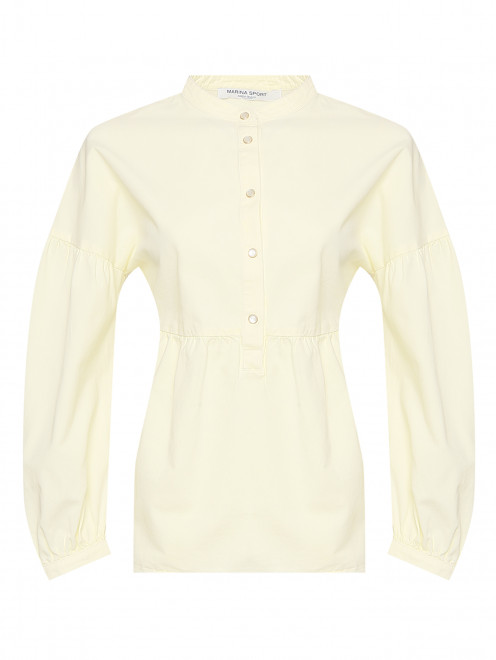 Блуза из хлопка на кнопках Marina Rinaldi - Общий вид