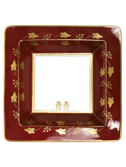 Тарелка  из фарфора с узором и золотой окантовкой Ginori 1735 - Общий вид
