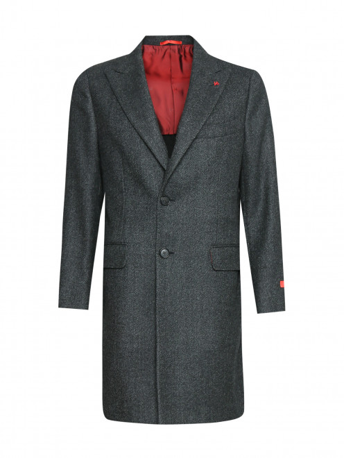 Пальто из шерсти с карманами Isaia - Общий вид