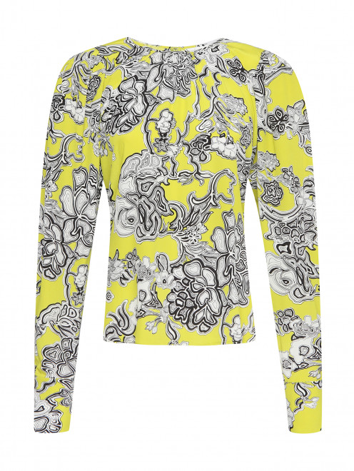 Блуза из вискозы с узором Essentiel Antwerp - Общий вид