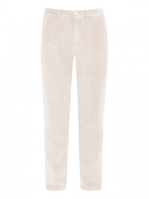 Вельветовые брюки с карманами Il Gufo - Общий вид