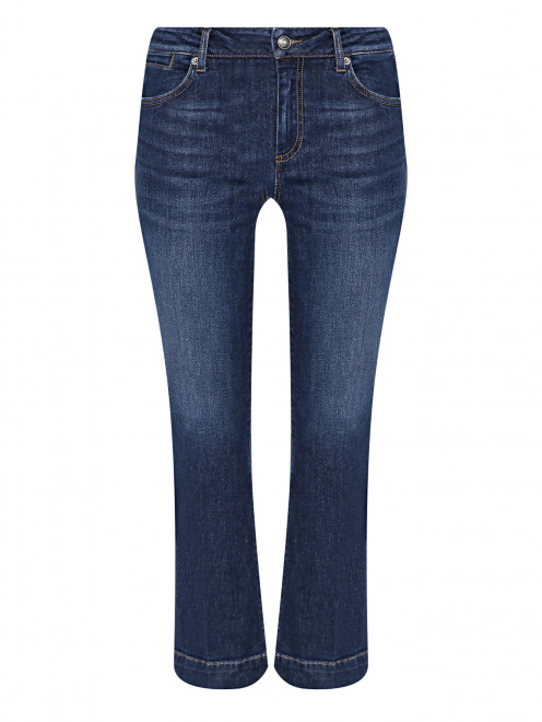 Укороченные джинсы с потертостями Sportmax - Общий вид