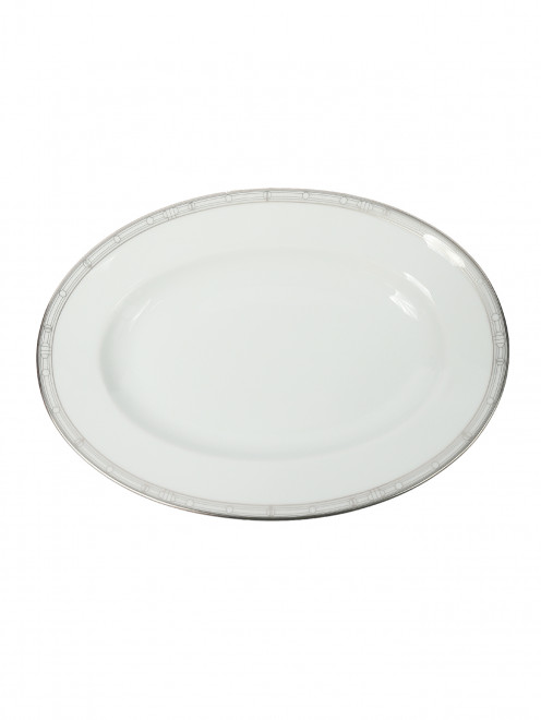 Тарелка закусочная из фарфора с окантовкой Haviland - Общий вид