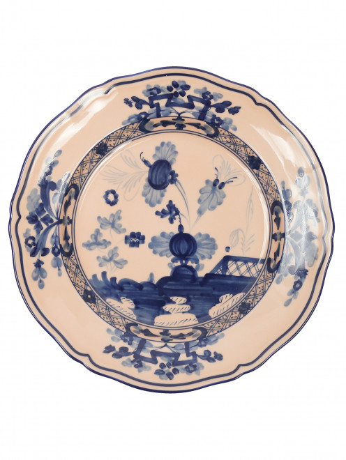 Тарелка десертная из фарфора с узором Ginori 1735 - Общий вид