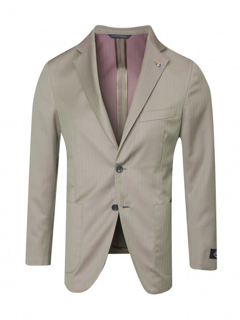 Пиджак из шерсти с накладными карманами Belvest - Общий вид