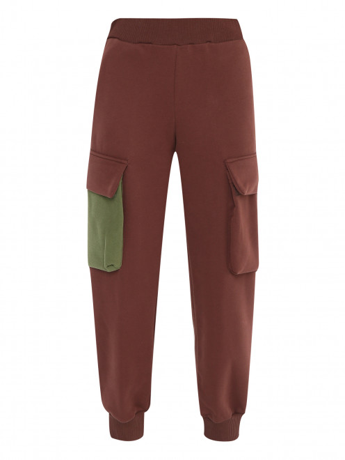 Трикотажные брюки с карманами Miagia - Общий вид