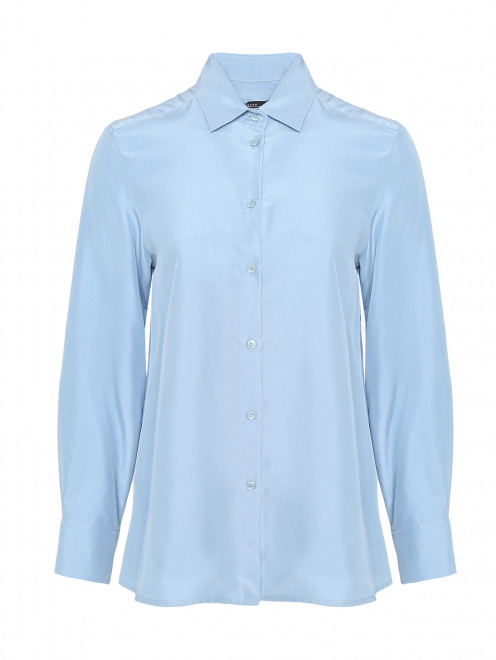Однотонная блуза из шелка Weekend Max Mara - Общий вид