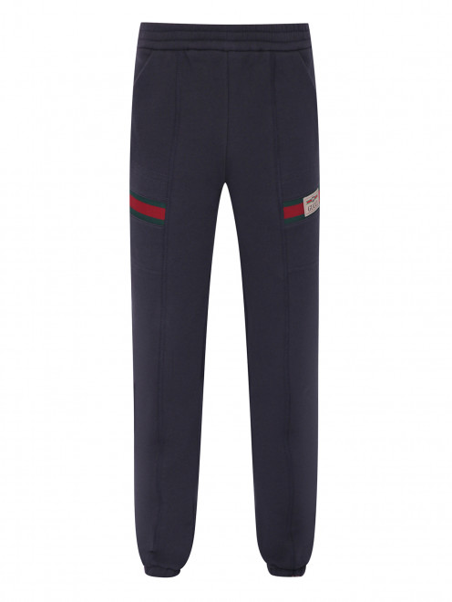 Трикотажные брюки со вставками Gucci - Общий вид