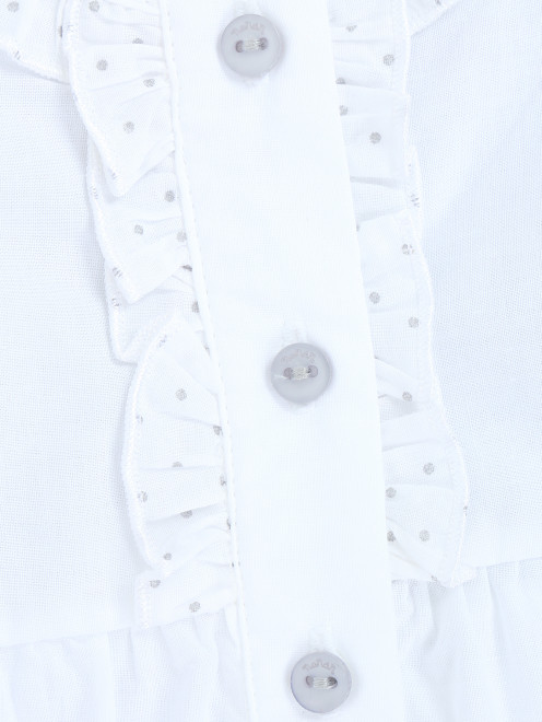 Блуза из хлопка с декоративной отделкой Nanan - Деталь