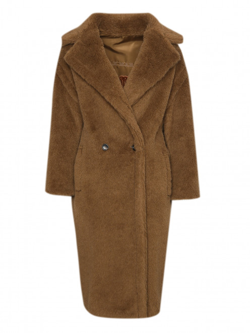 Пальто из смешанной шерсти объемного кроя Max Mara - Общий вид