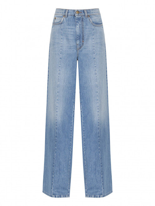 Широкие джинсы из хлопка Weekend Max Mara - Общий вид