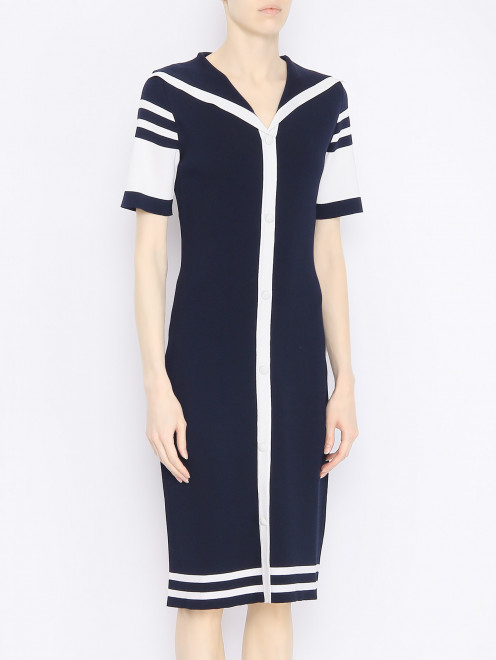 Платье-миди с коротким рукавом Moschino Boutique - МодельВерхНиз