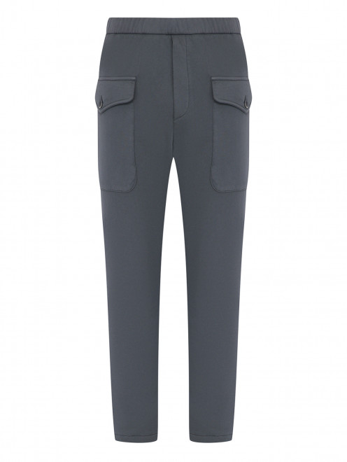 Трикотажные брюки из хлопка с накладными карманами Barena - Общий вид