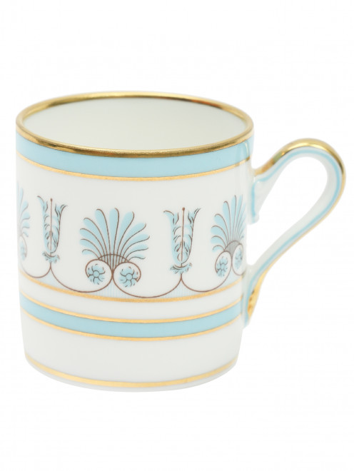 Чашка для кофе  с орнаментом и золотой окантовкой Ginori 1735 - Общий вид