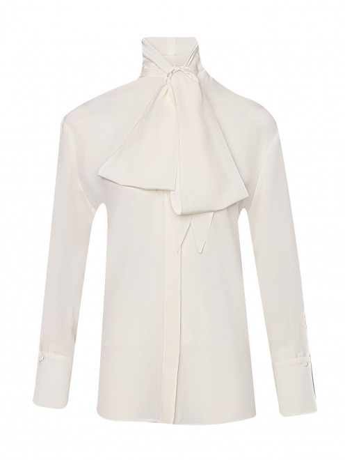 Блуза из шелка с бантом Etro - Общий вид