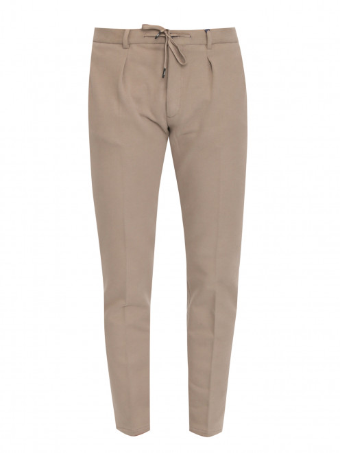 Трикотажные брюки из хлопка с карманами Circolo - Общий вид